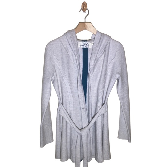 Rosie Neira Cardigan Hoodie Woodland Fairy Boiled Wool Anthropologie Ivory XS - Picture 2 of 12